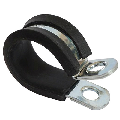 Rubber hose clamp